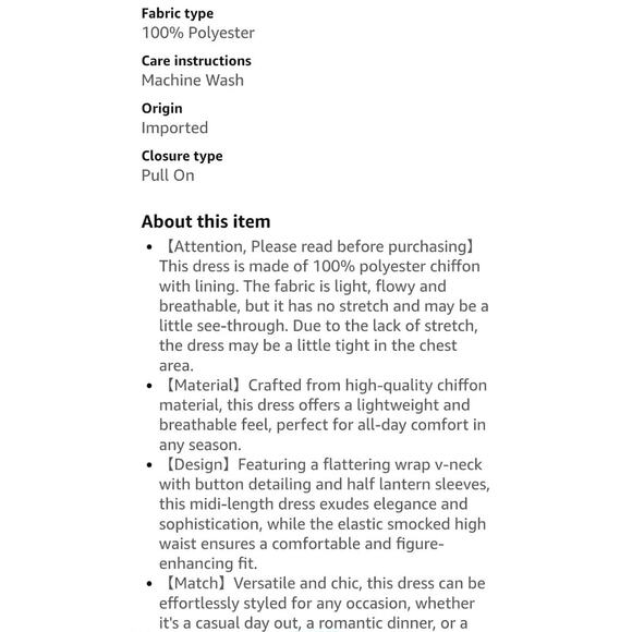 Womens Floral Flowy Wrap V Neck Midi Dress Short Sleeve Elastic Waist Casual Lrg - Picture 5 of 7